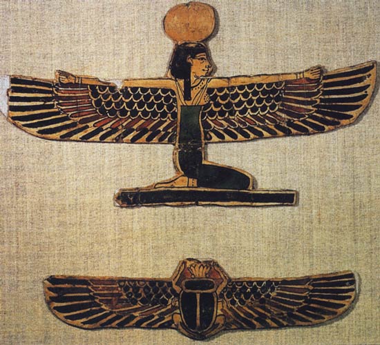 Богиня Нут и скарабей Egypt23