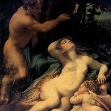 Венера с Амуром и силен