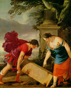 Тесей и его мать Эфра