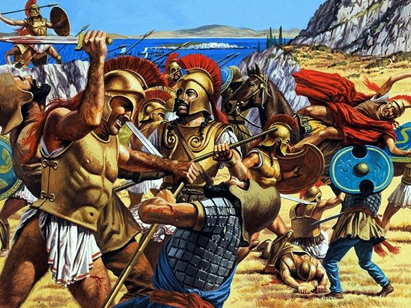 Битва древних греков у Марафона