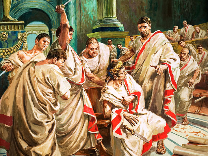 Смерть Юлия Цезаря в Сенате Римской республики