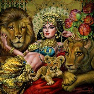 Царица Савская и ее львы