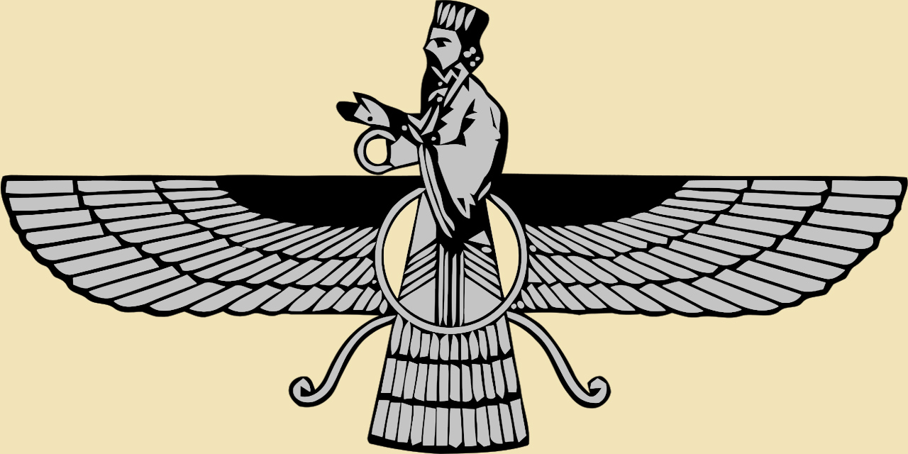 Фаравахар символ крылатое солнце
