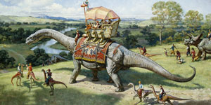Экскурсия на динозавре